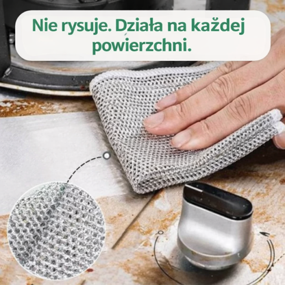 SoleaScrub™ – druciane ściereczki do skutecznego usuwania zabrudzeń (10 szt.)