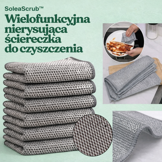 SoleaScrub™ – druciane ściereczki do skutecznego usuwania zabrudzeń (10 szt.)